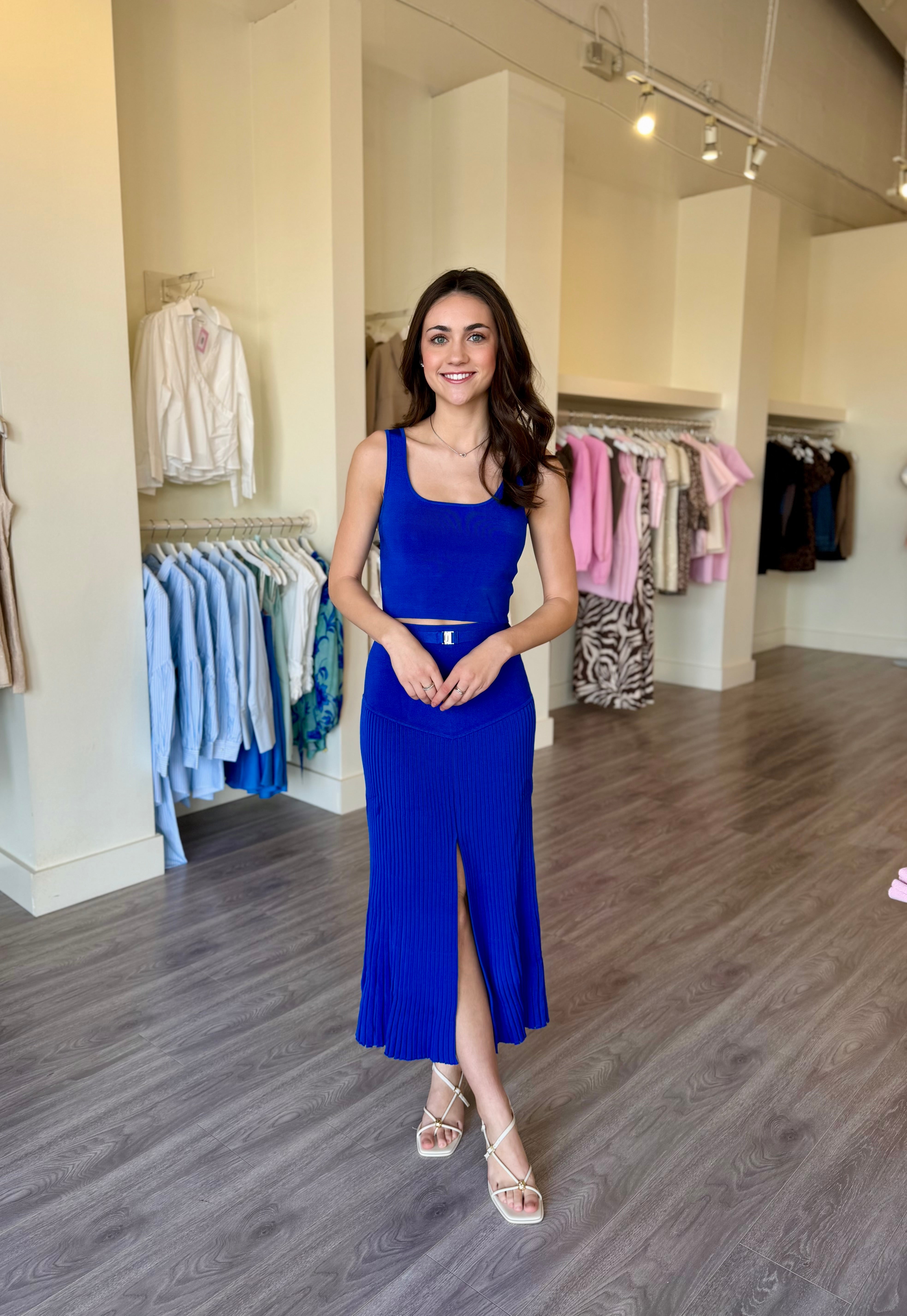 KG6826 Royal Blue Knit Top/Skirt Set – Love Boutique Baton Rouge