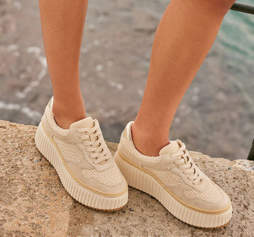 DV Dandi Cream/Beige Knit Sneaker