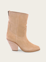KA0005 Dante Suede Western Bootie - Nutmeg