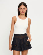 KI01 Celene Denim Short - Raw