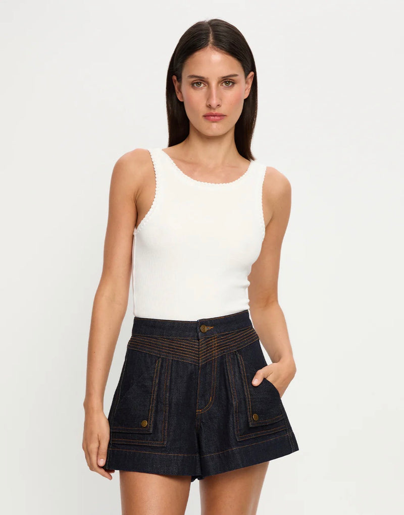 KI01 Celene Denim Short - Raw