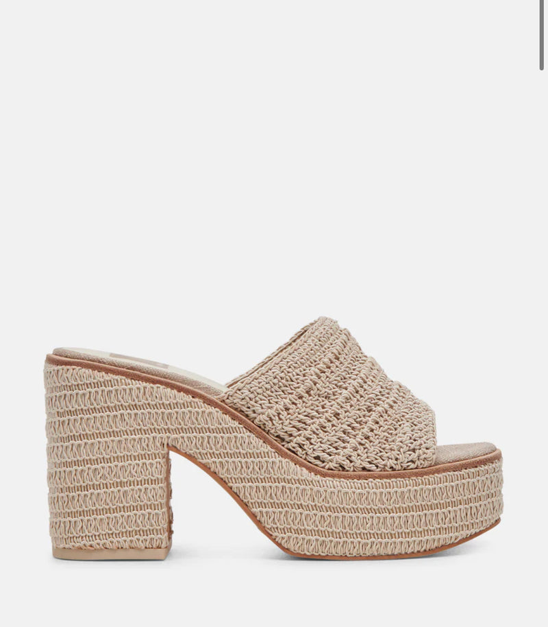 DV Ladin Tan Woven Wedge