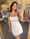 MA4344 Athletic Dress w/ Piping Detail