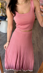 KG5100 Shimmer Rose Knit Set