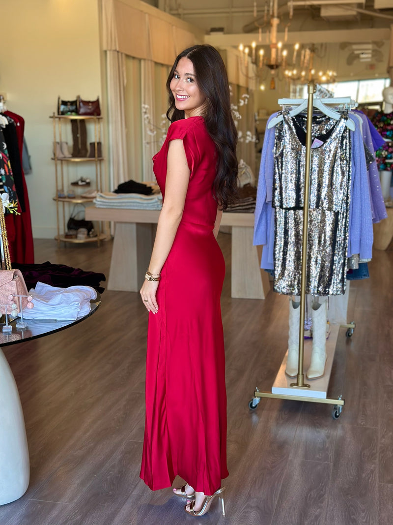DE8947 Red dress
