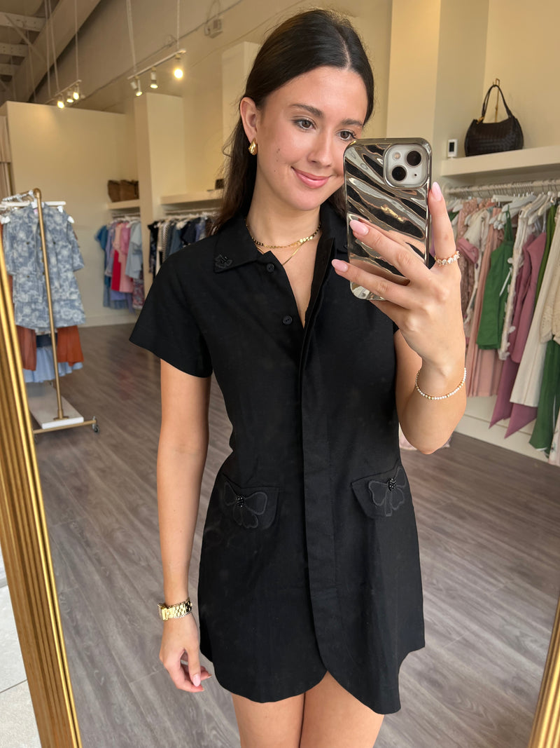 KA3564 Collared Button Down Dress
