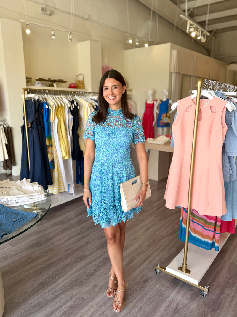 blue dress boutique Bow Gingham Babydoll Mini - and White Blue Maxi Dress HOW TO STYLE SH0076 Blue/Mint Floral Eyelet Mini