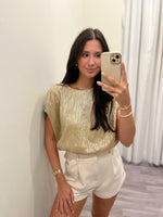 GL8381 Slvless Shimmer Blouse