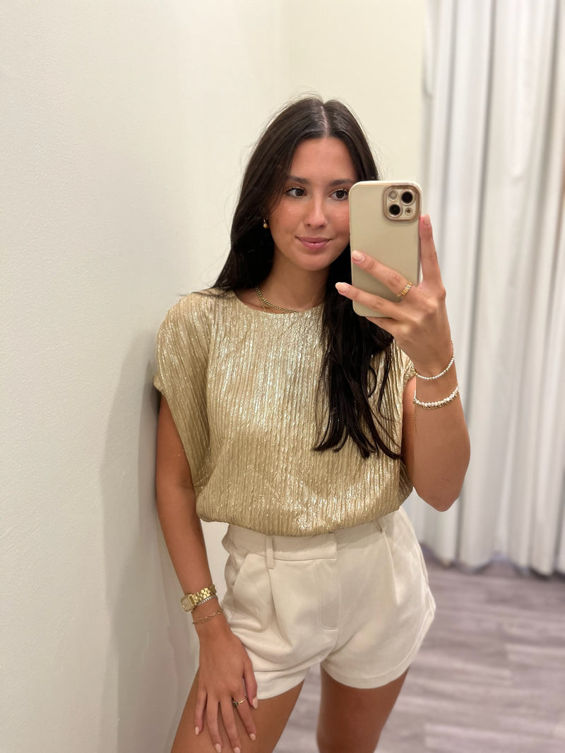 GL8381 Slvless Shimmer Blouse