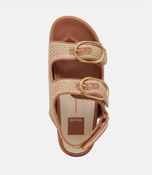 DV Starla Tan Strap Back Sandal