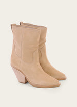 KA0005 Dante Suede Western Bootie - Nutmeg