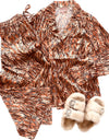 MU4398 Royal tiger pj silky set