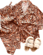 MU4398 Royal tiger pj silky set