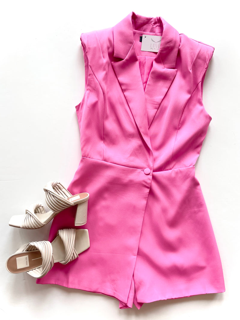 KD52304 Pink Suit Romper