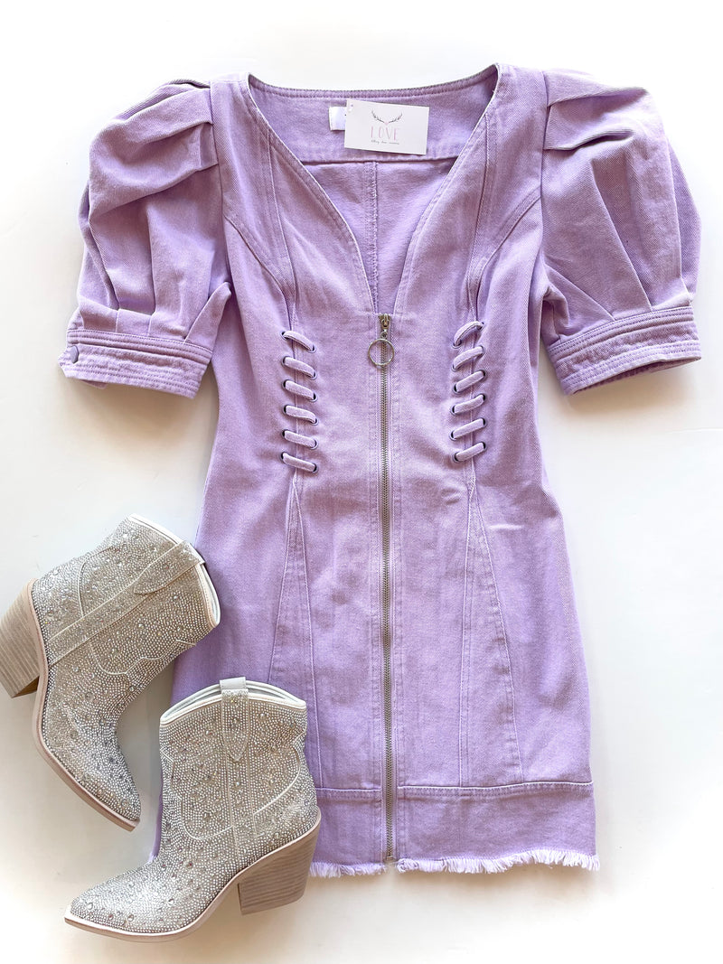 EL6032316 Lilac Variation Dress