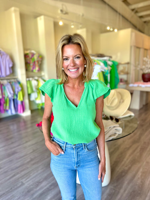 NA Flutter Sleeve Tank